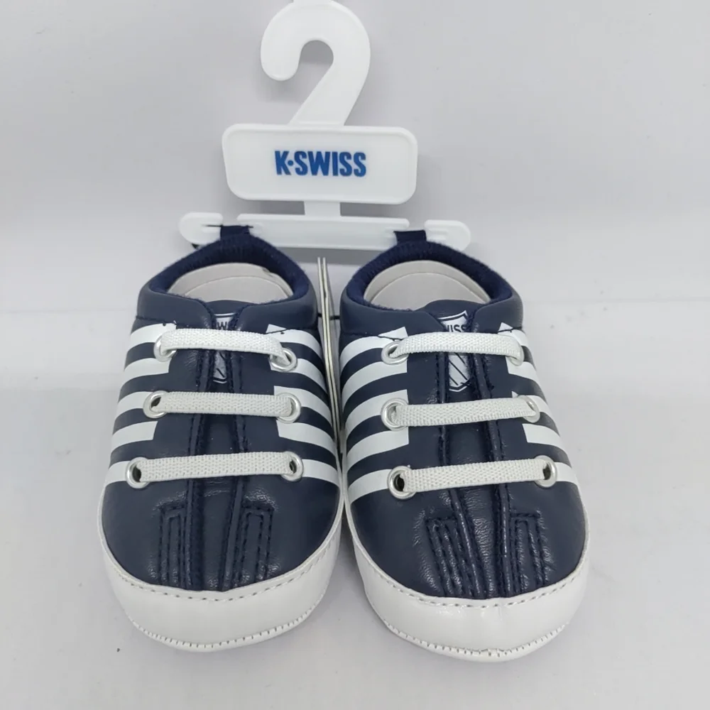 K-SWISS Baby Booties Sneakers Navy Blue Size Size 2(3-6M)